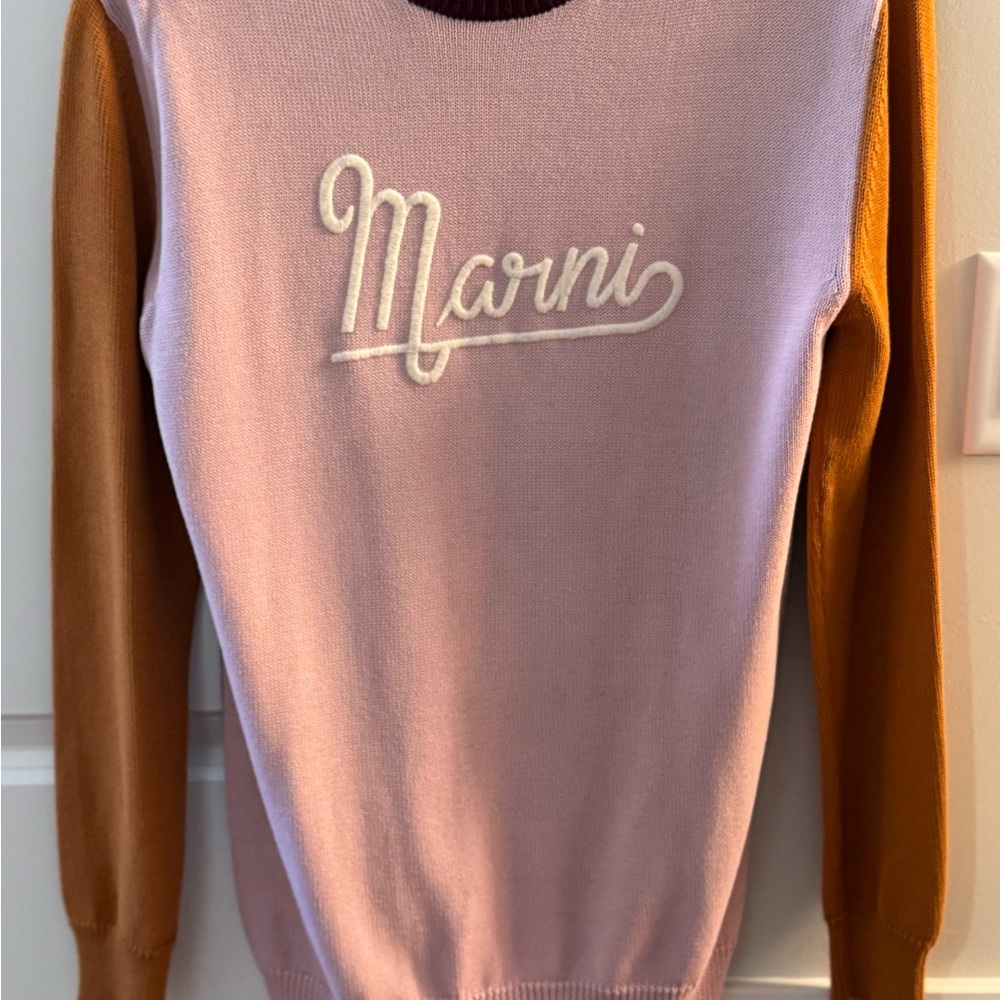 Marni Women's Sweater - Lavender and Tan